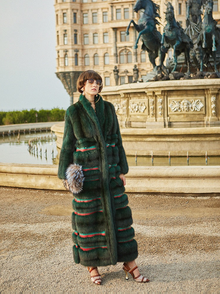 Sable fur coat