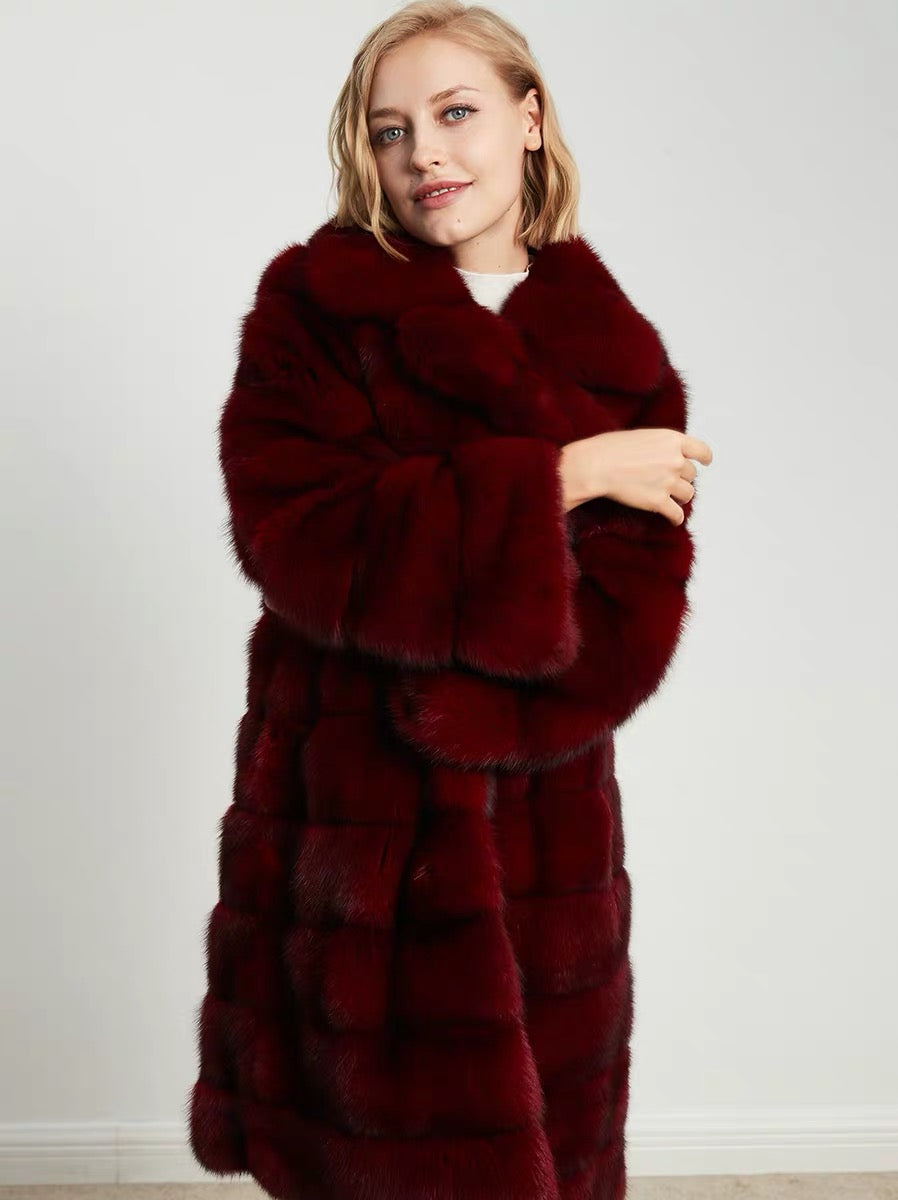 Sable fur coat