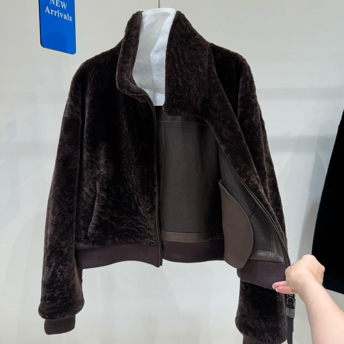 Sheepskin jacket