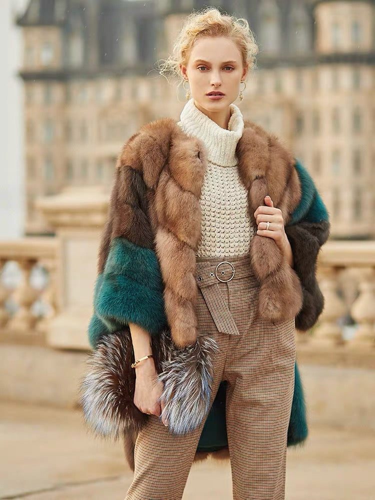 Sable fur coat