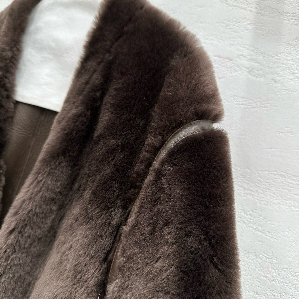 Sheepskin coat