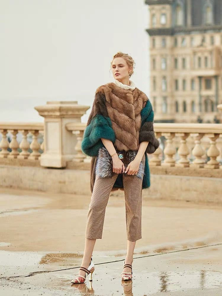 Sable fur coat