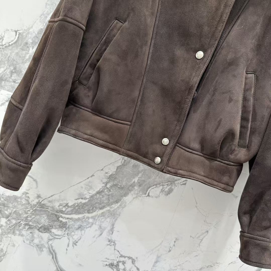 Sheepskin coat