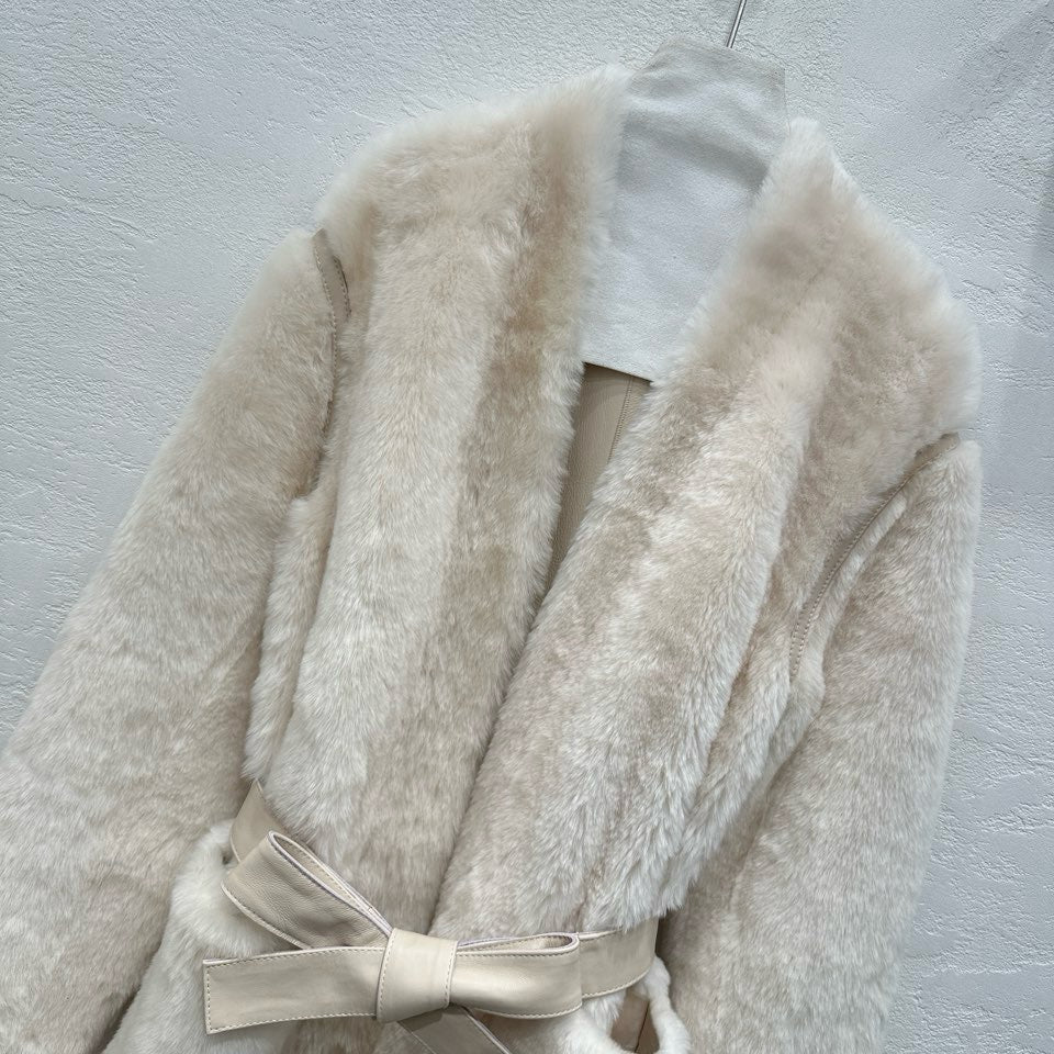 Sheepskin coat