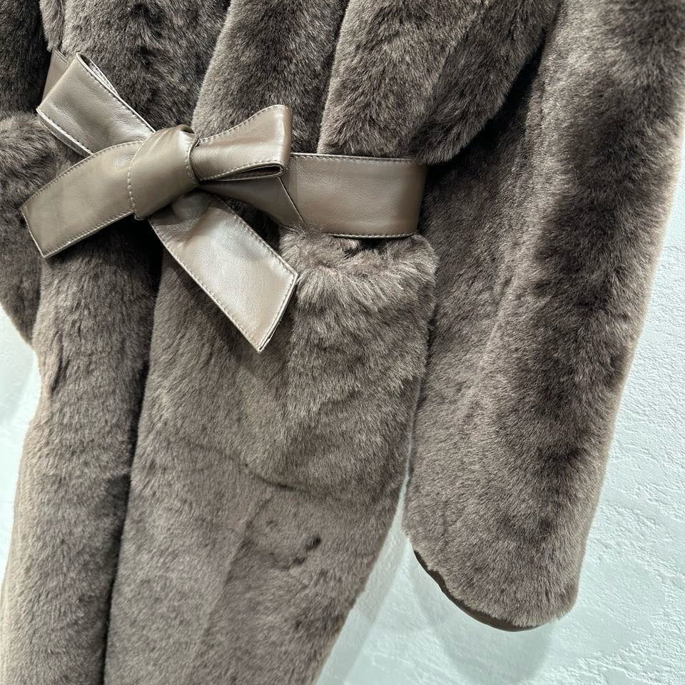 Sheepskin coat