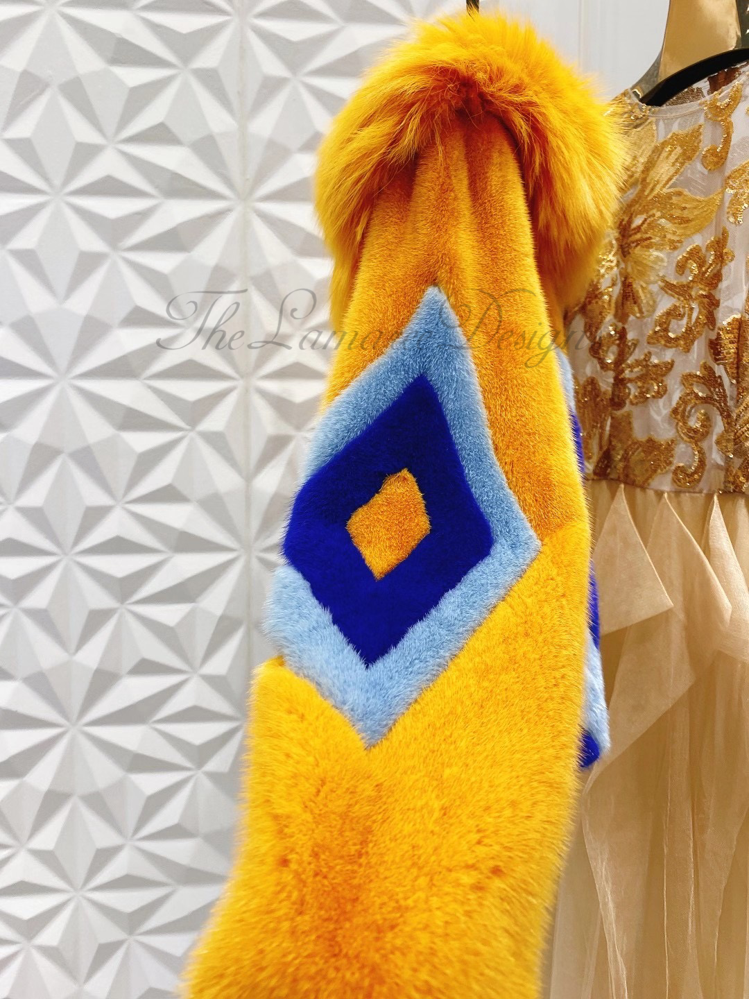 Danish mink and fox fur jacket