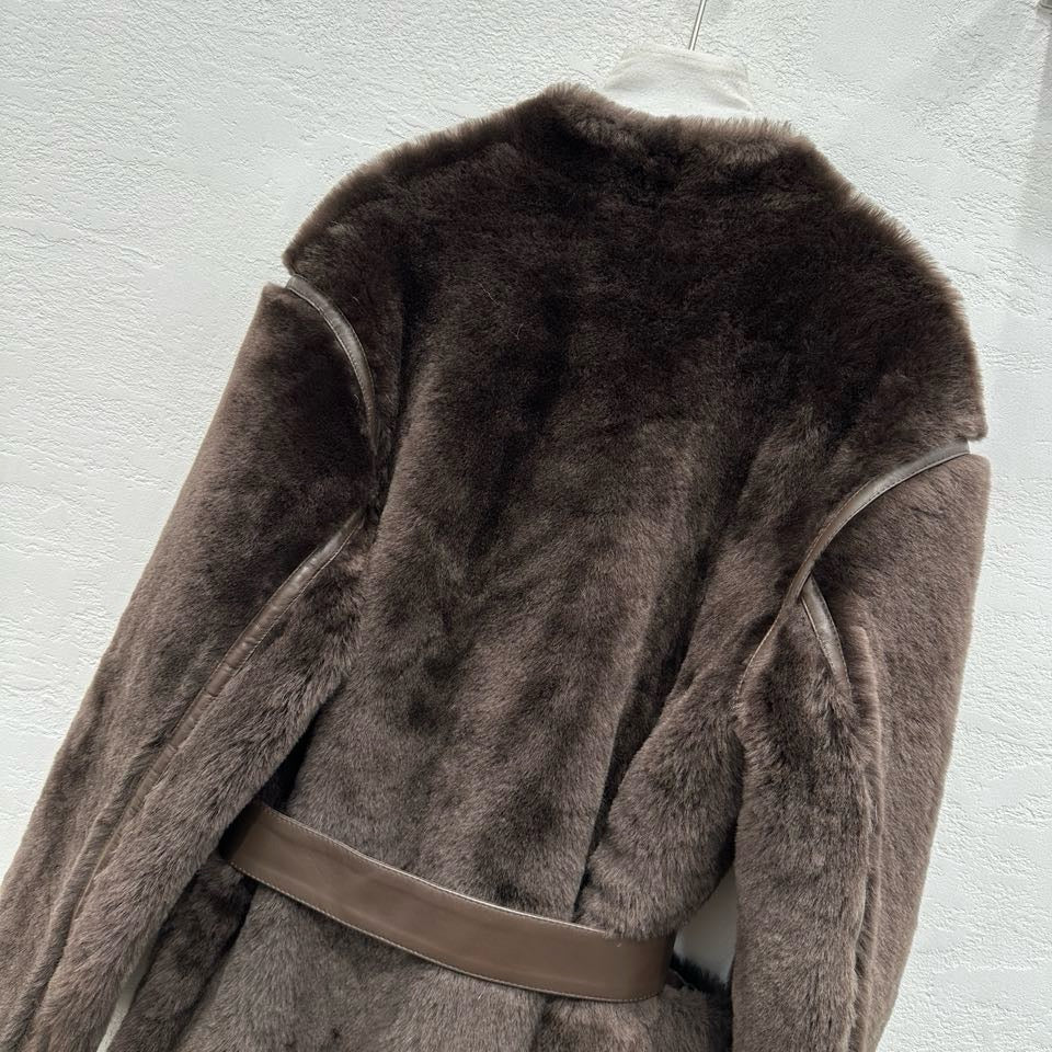 Sheepskin coat
