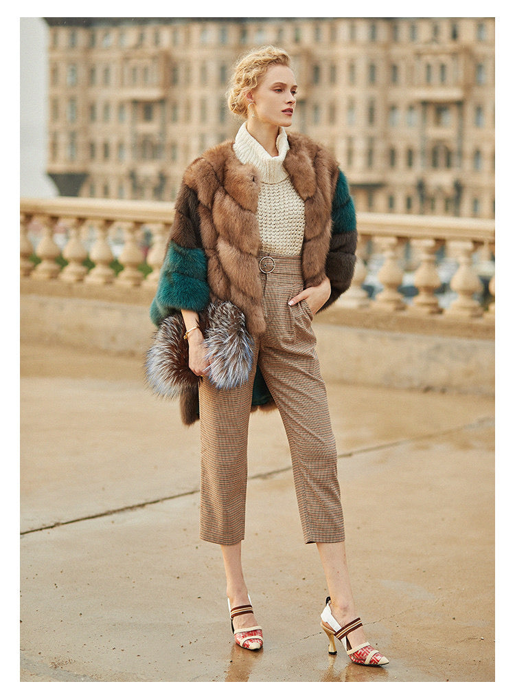 Sable fur coat