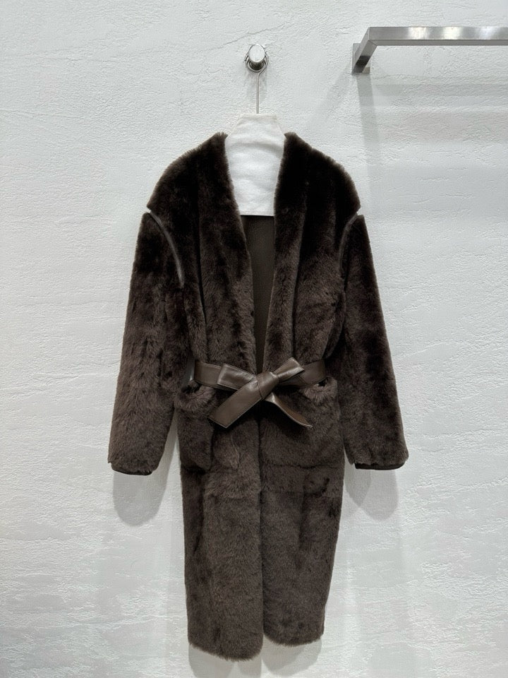 Sheepskin coat