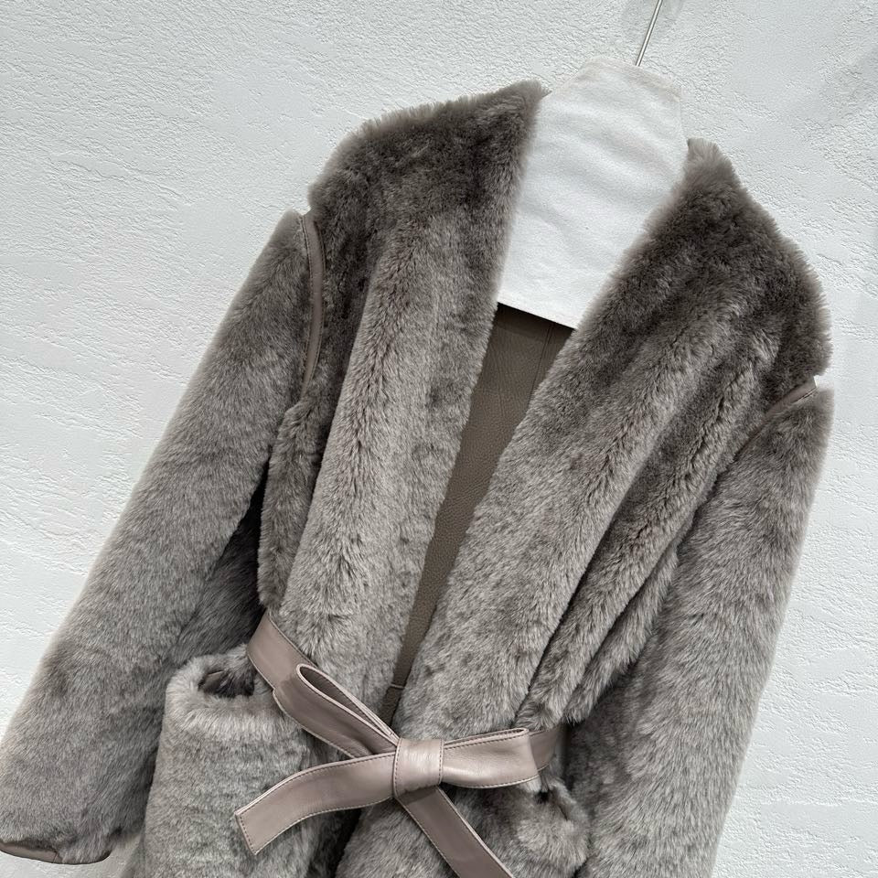 Sheepskin coat