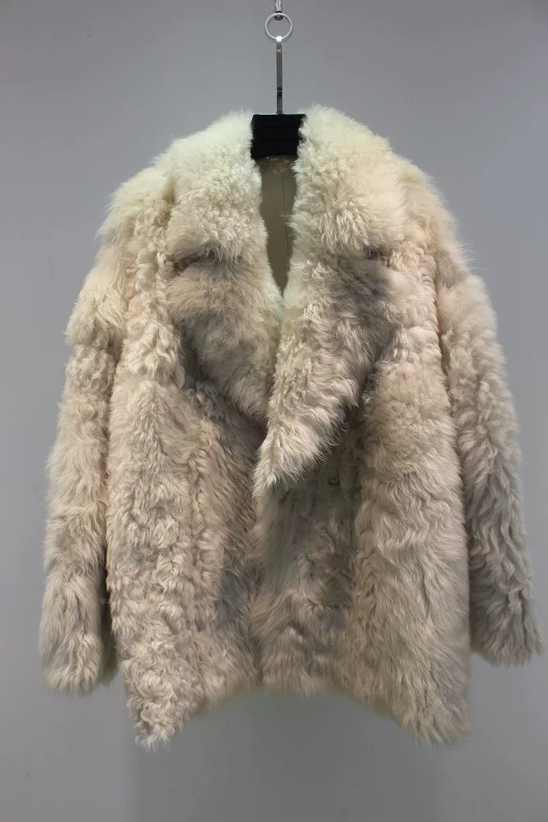 Sheepskin coat