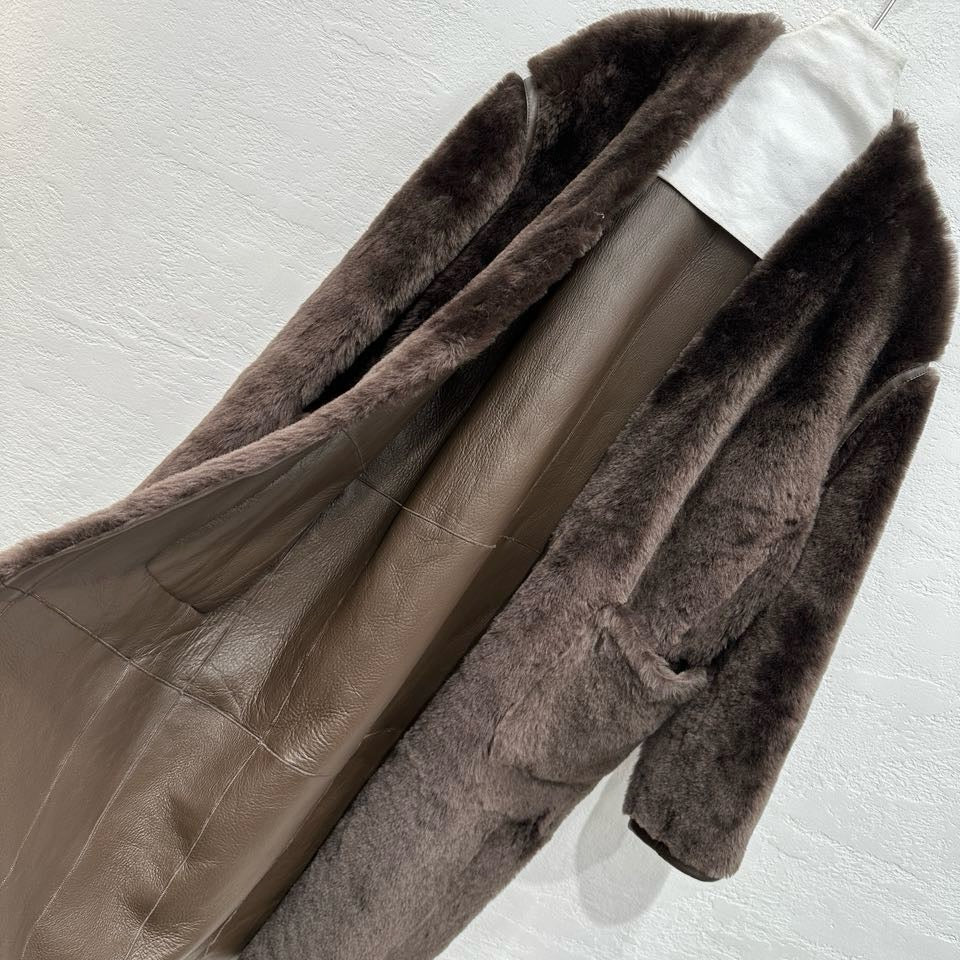 Sheepskin coat