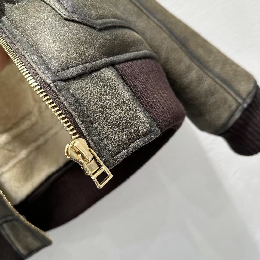 Sheepskin jacket