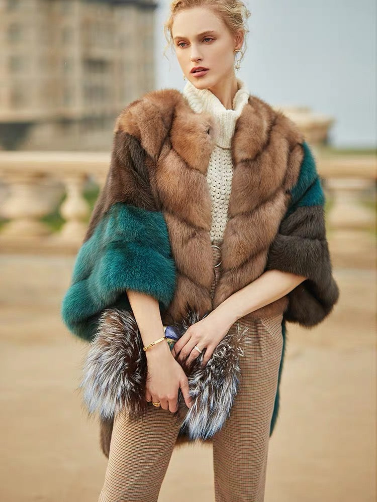 Sable fur coat