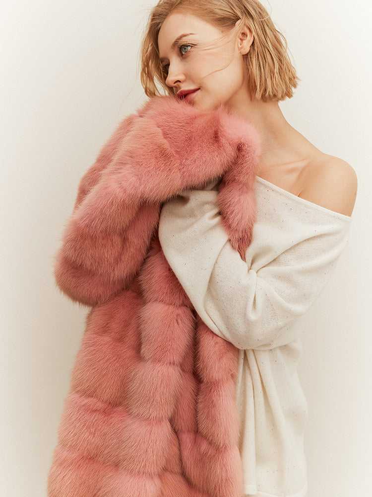 Sable fur coat