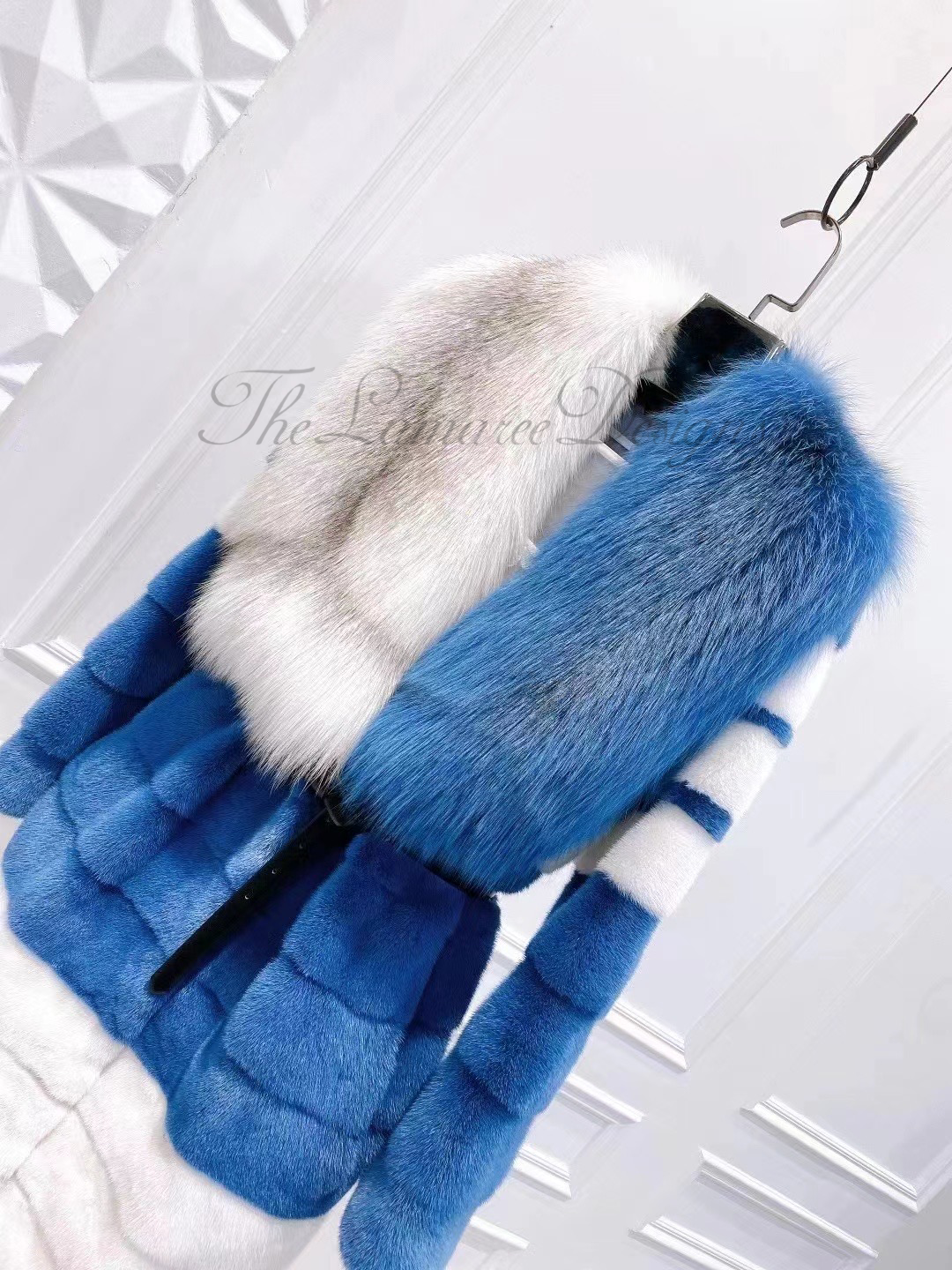 Danish mink and fox fur coat