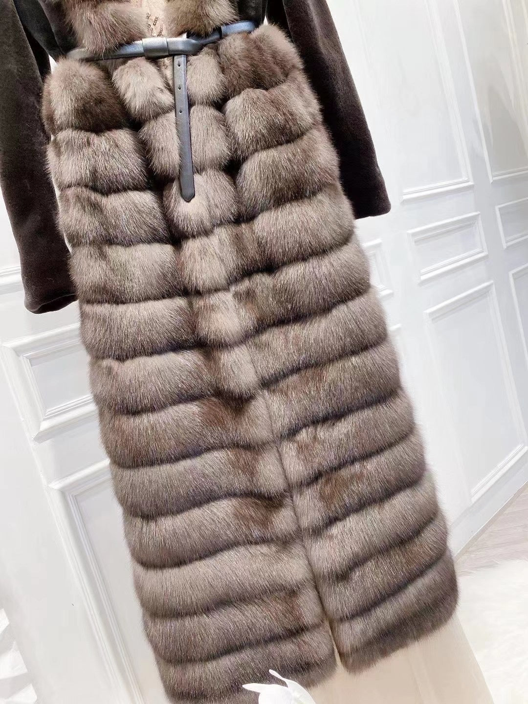 Sable fur coat