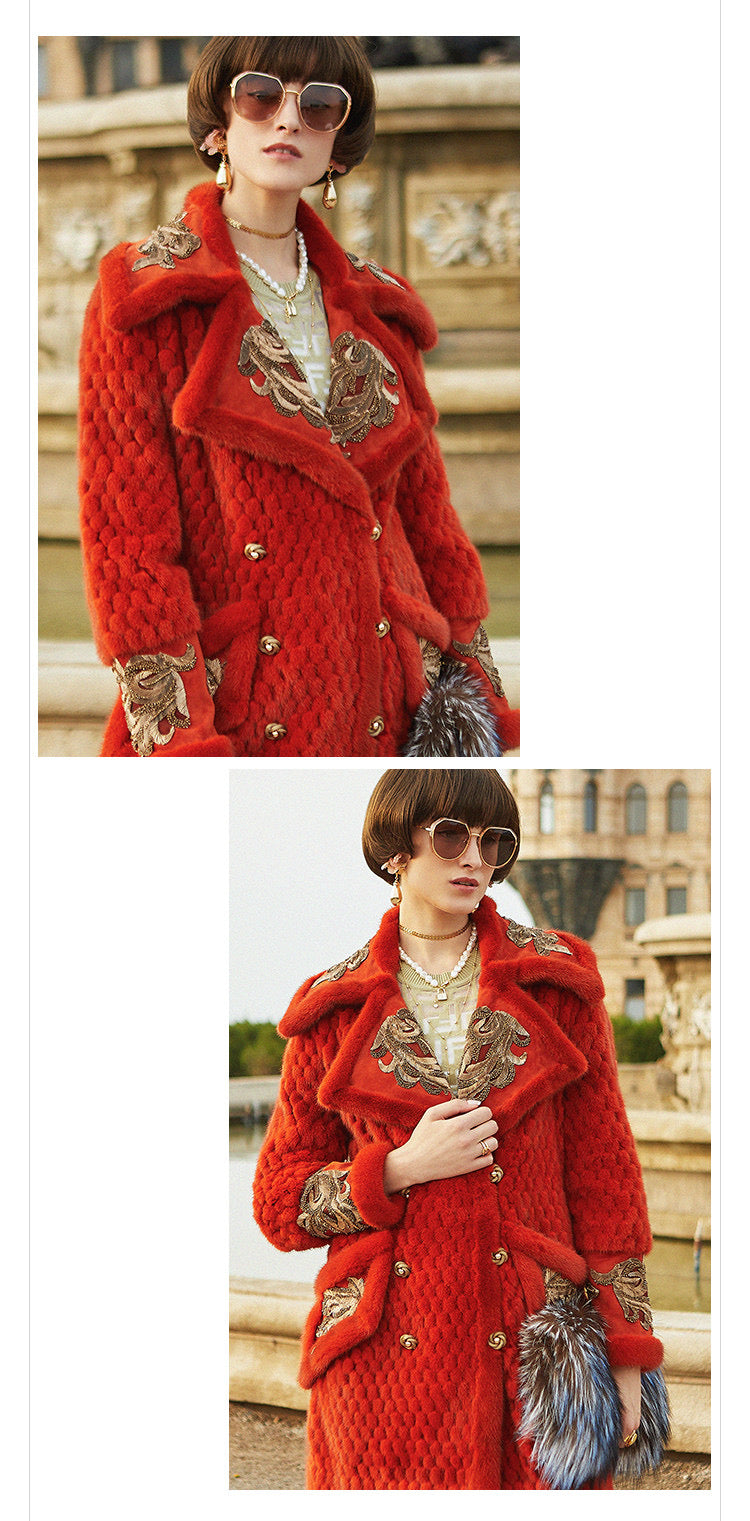 Danish mink fur coat