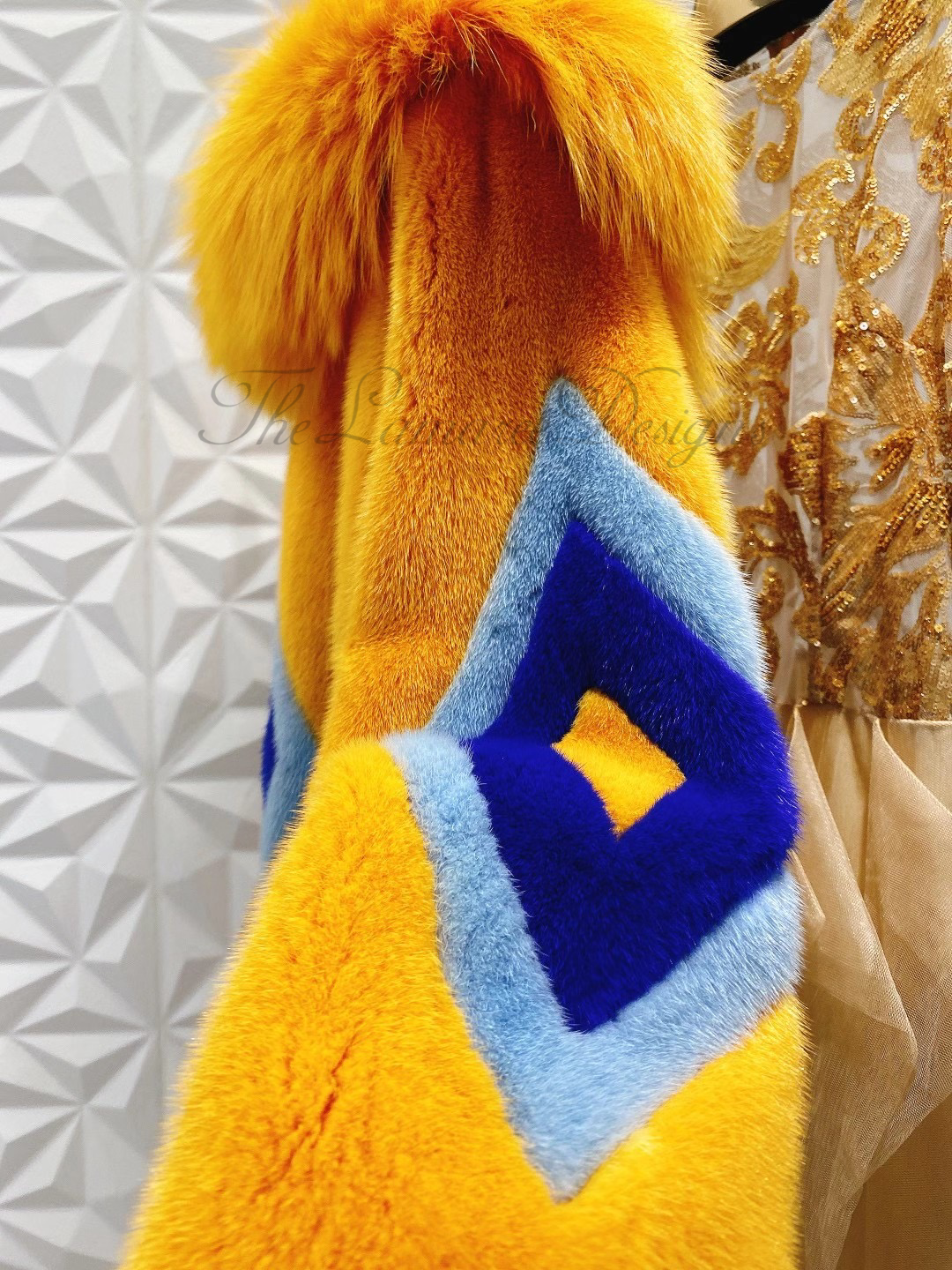 Danish mink and fox fur jacket