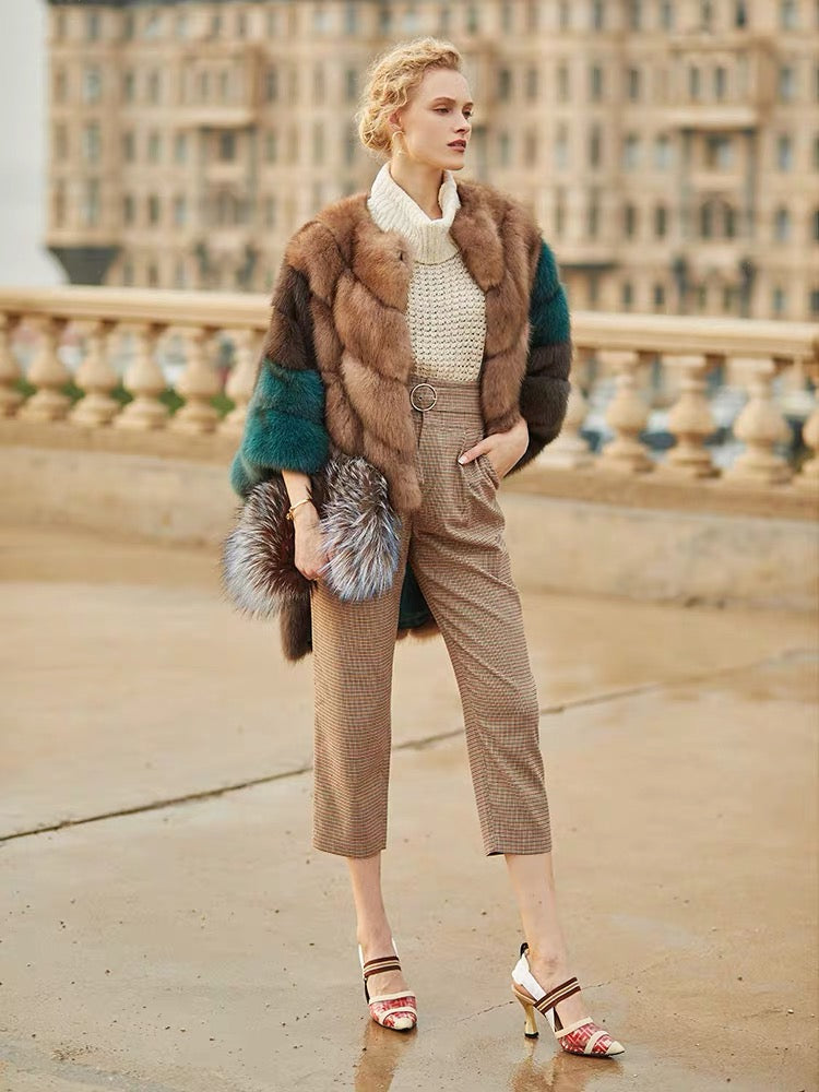 Sable fur coat