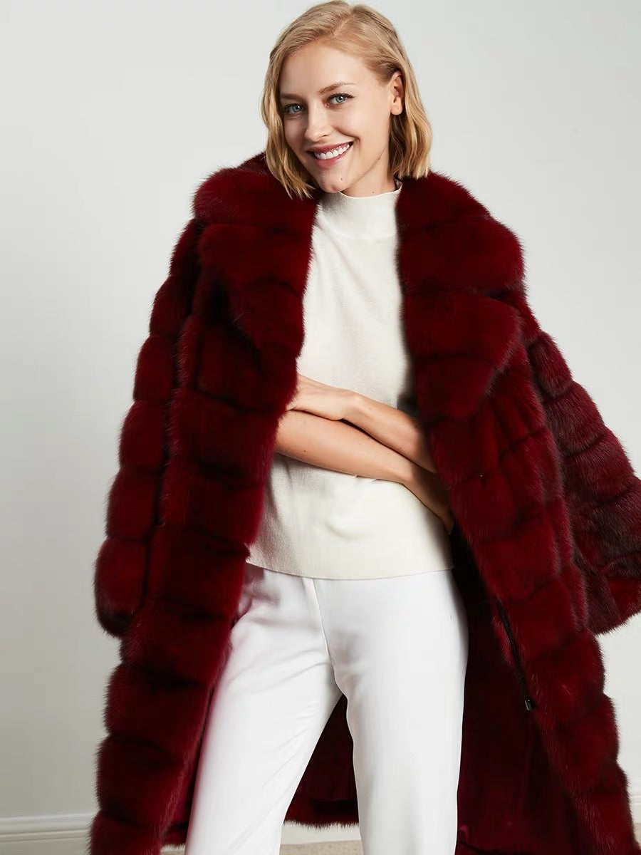 Sable fur coat