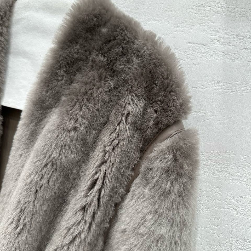 Sheepskin coat
