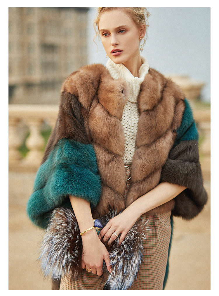 Sable fur coat