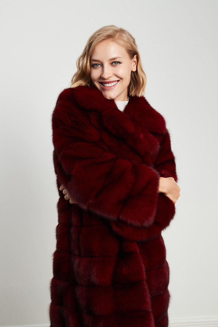 Sable fur coat