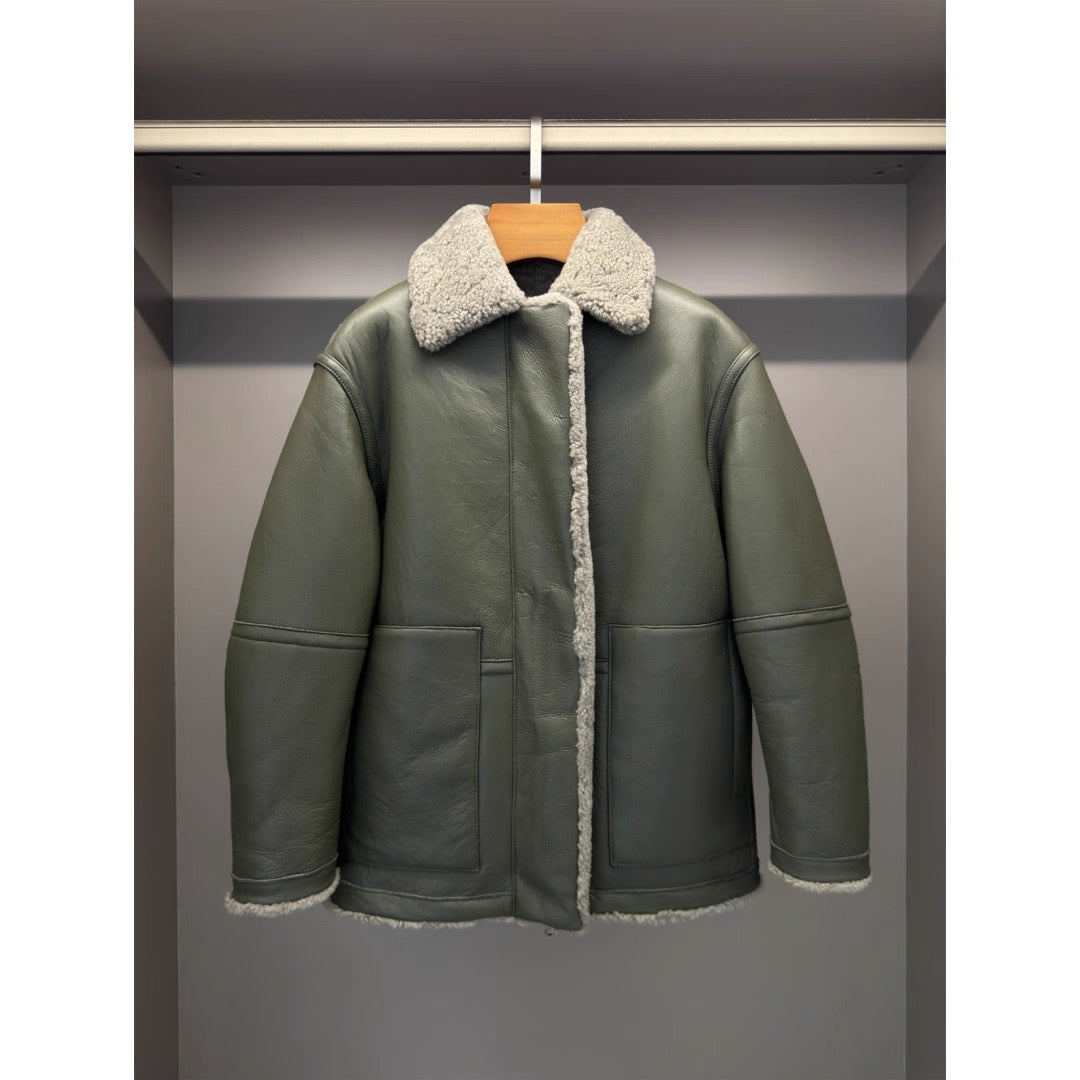 Sheepskin coat