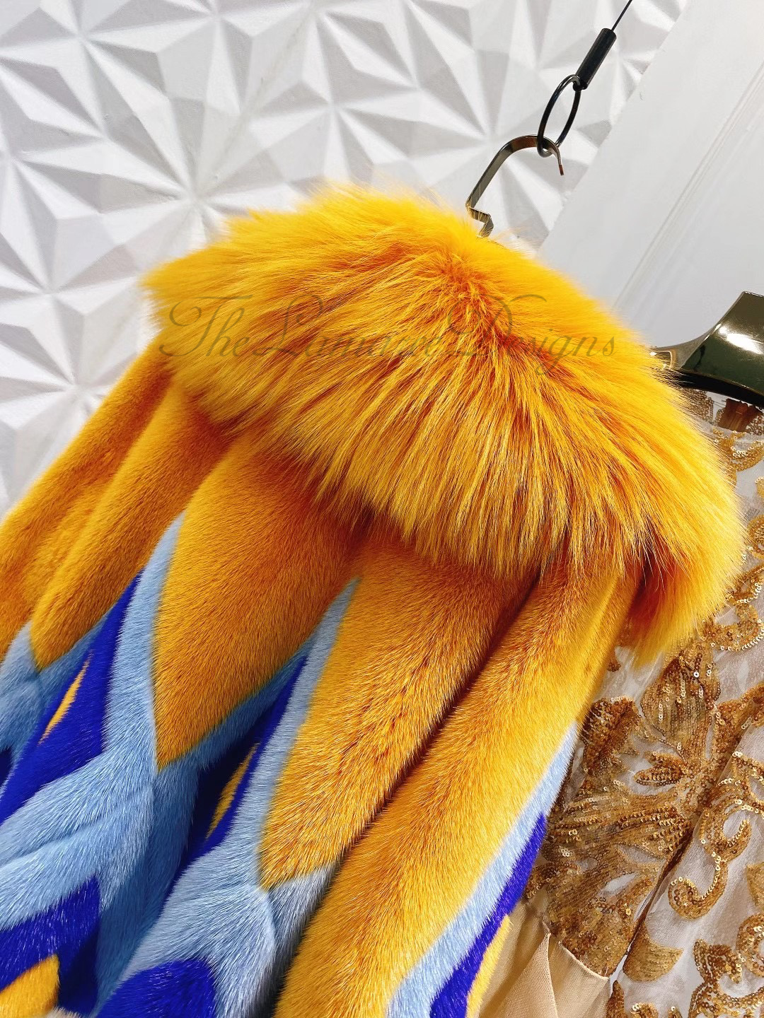 Danish mink and fox fur jacket