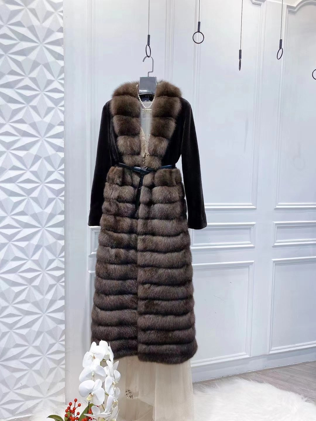 Sable fur coat