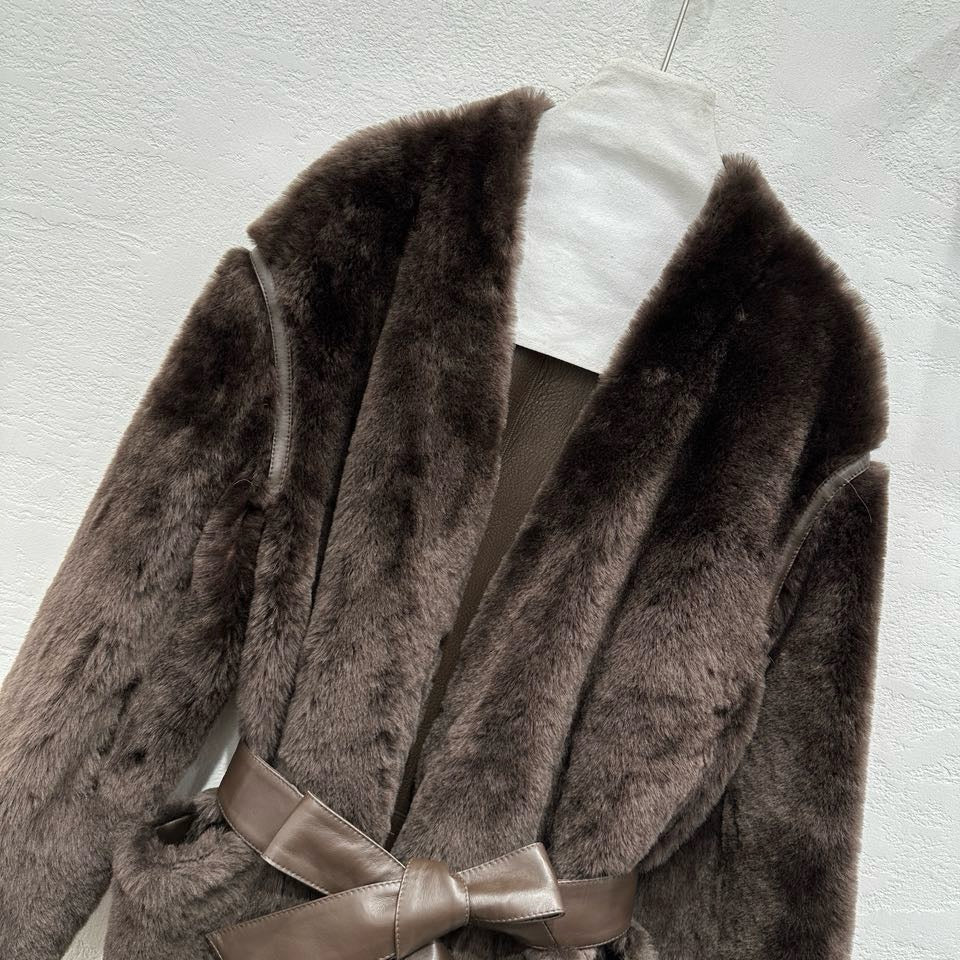 Sheepskin coat