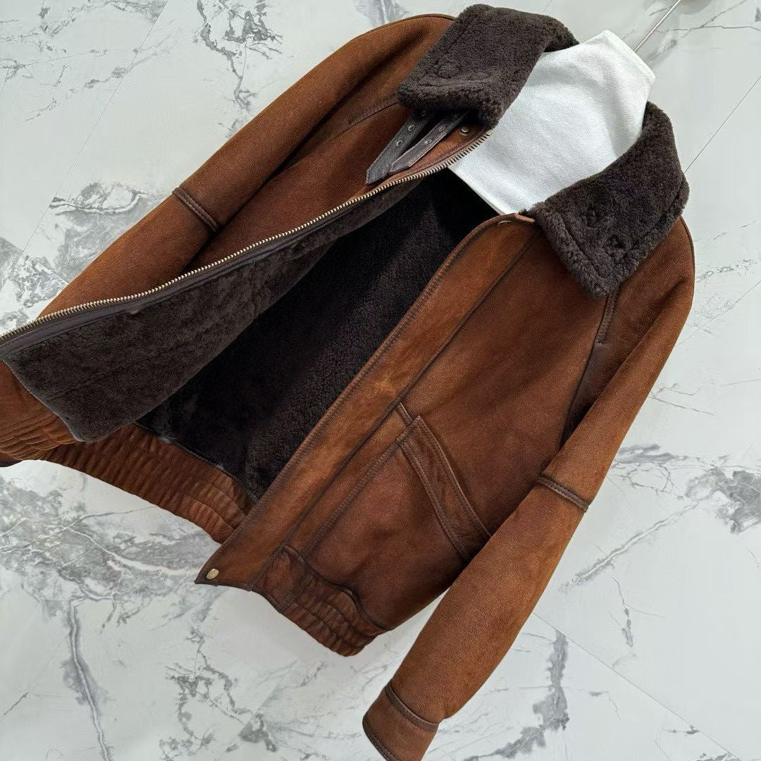 Sheepskin jacket