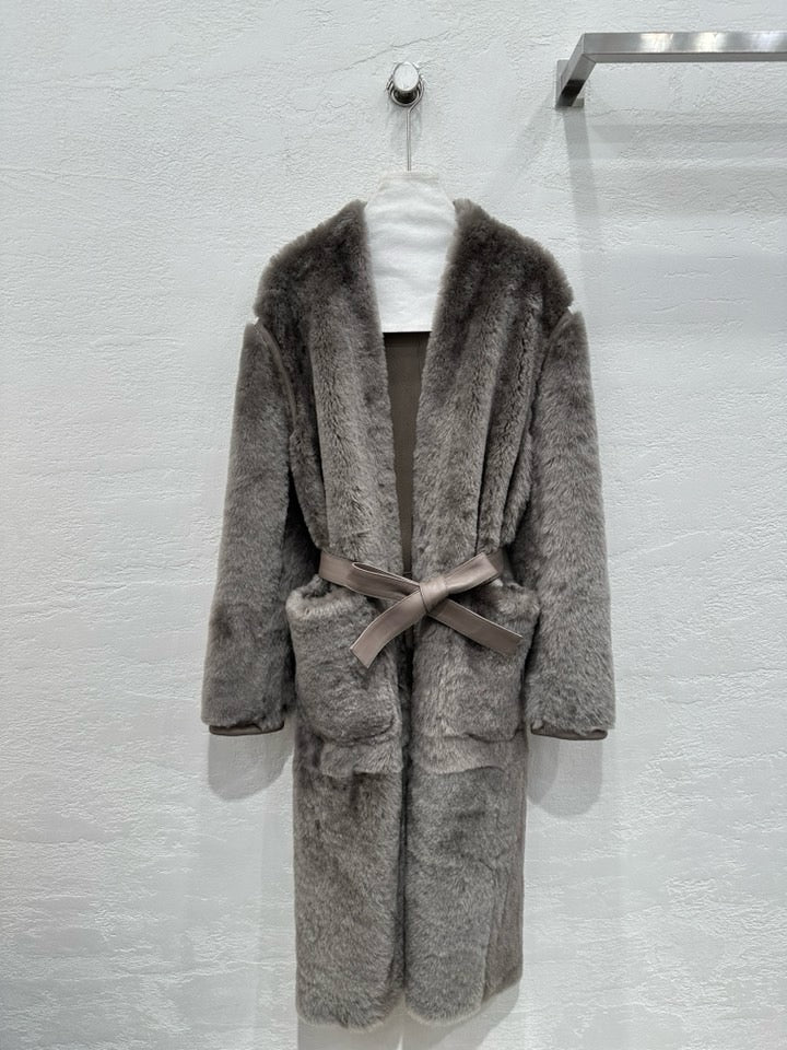 Sheepskin coat