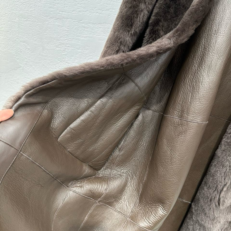 Sheepskin coat