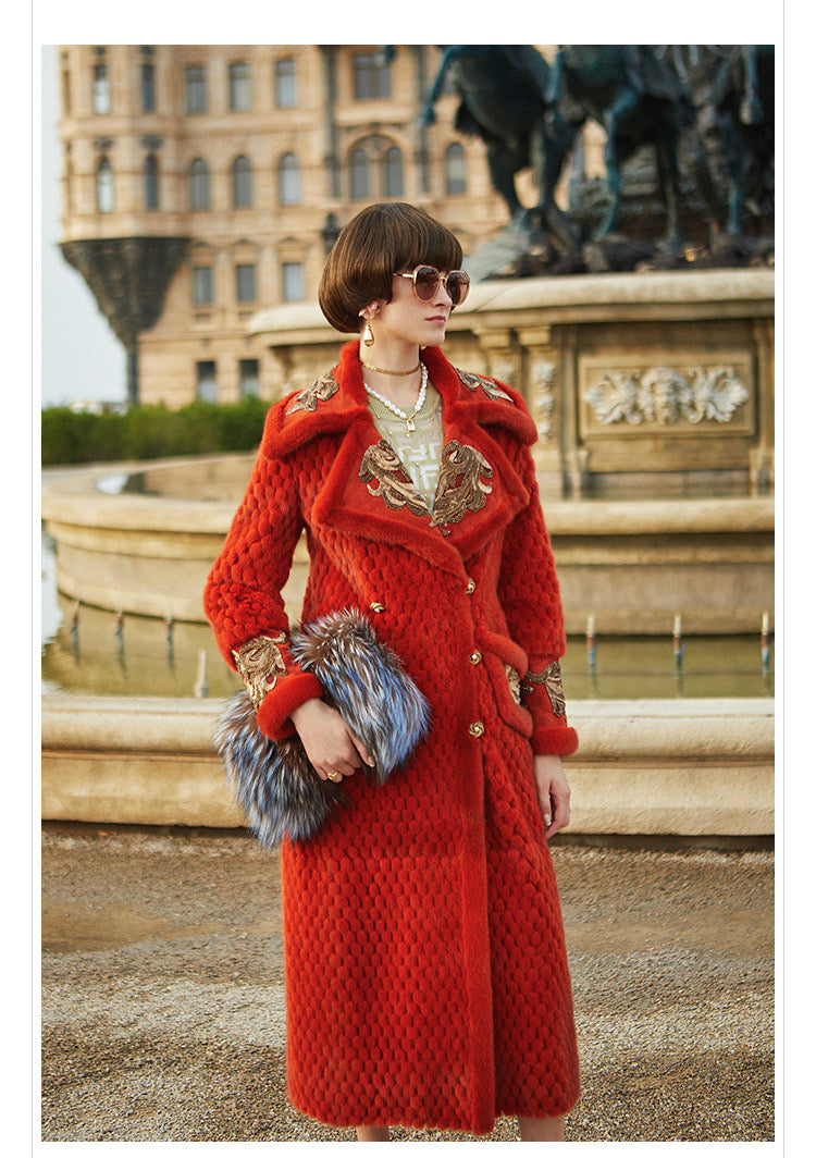 Danish mink fur coat
