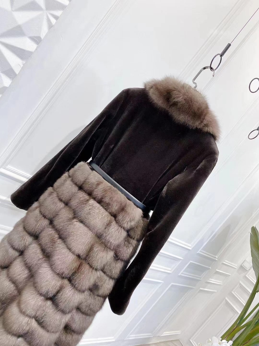 Sable fur coat