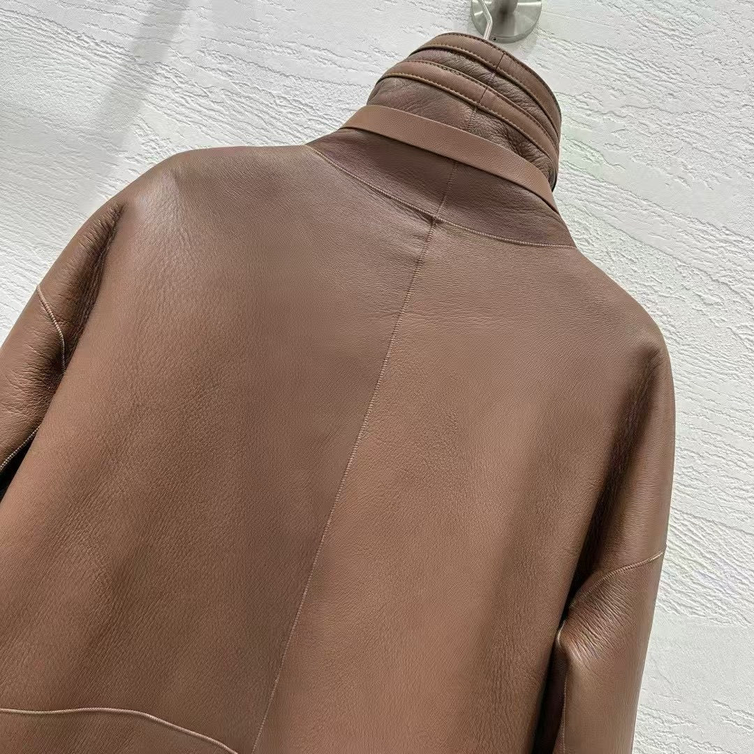 Sheepskin coat