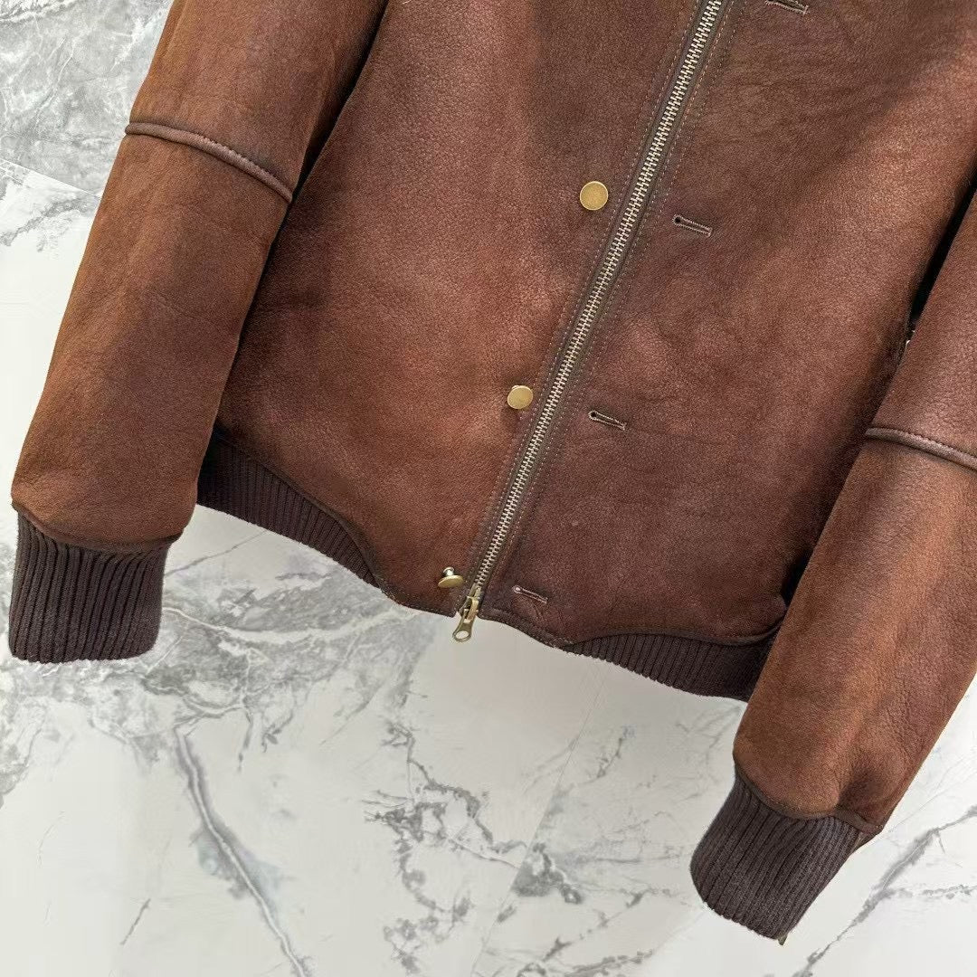 Sheepskin jacket