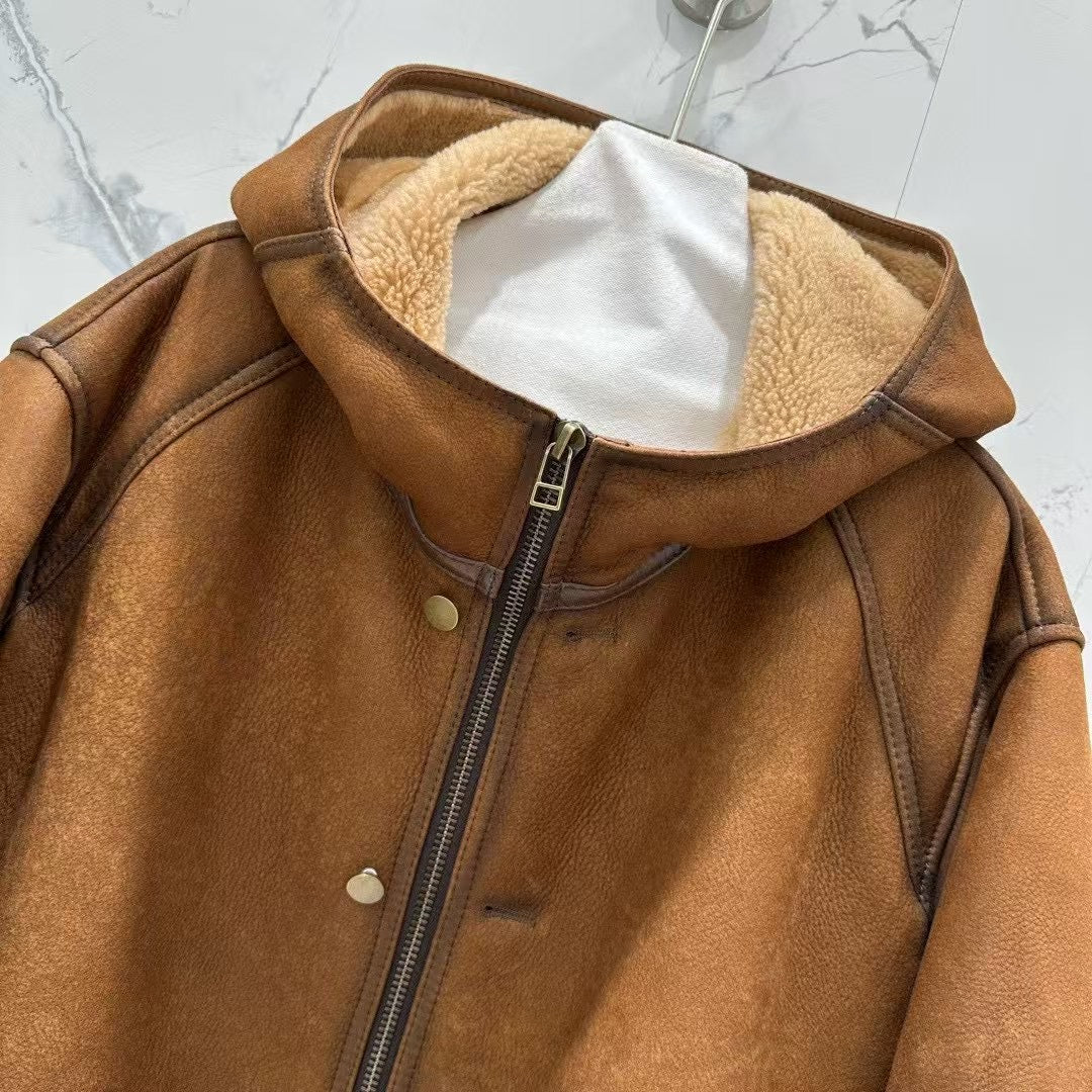 Sheepskin jacket