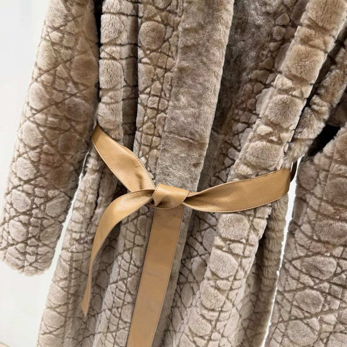 Sheepskin coat
