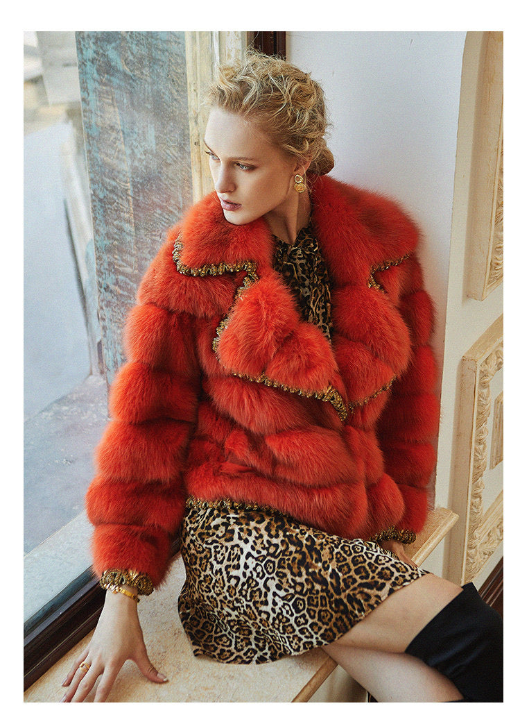 Sable fur coat