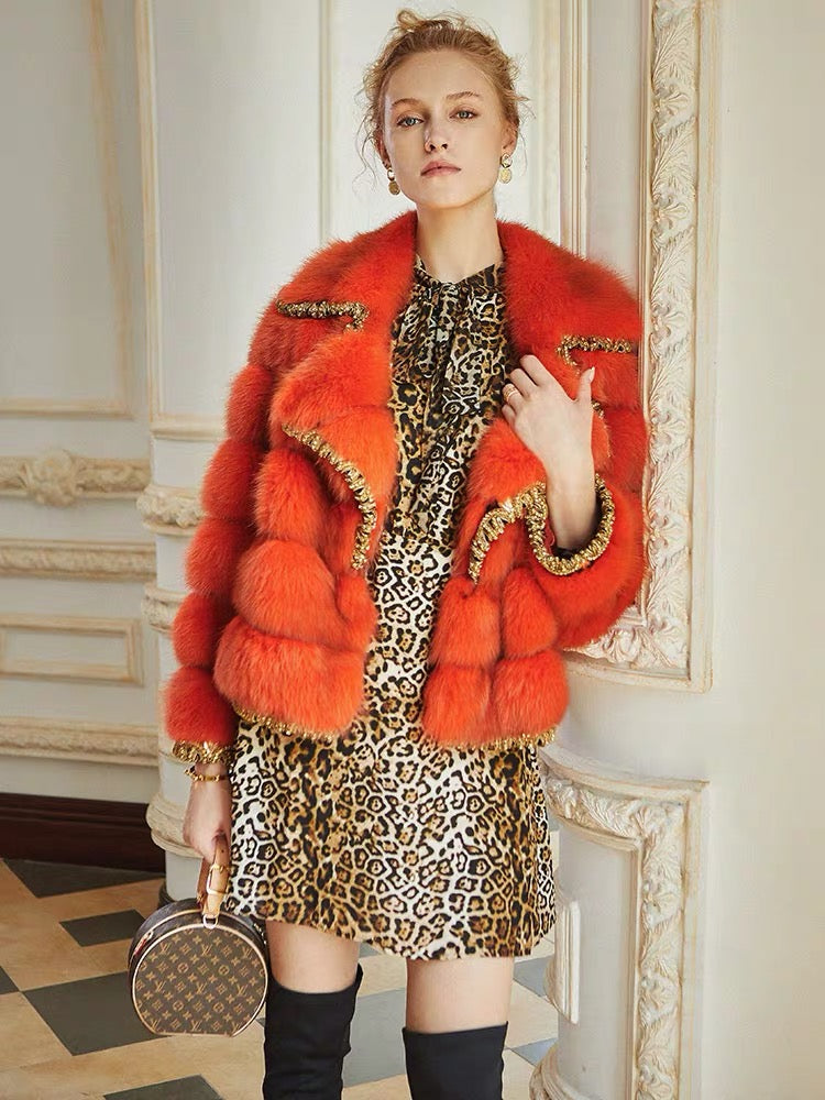 Sable fur coat