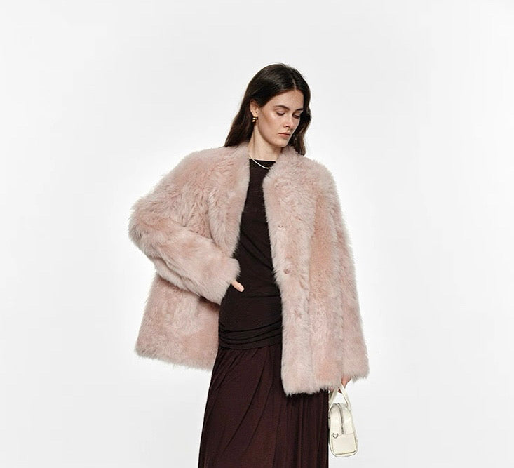 Sheepskin coat