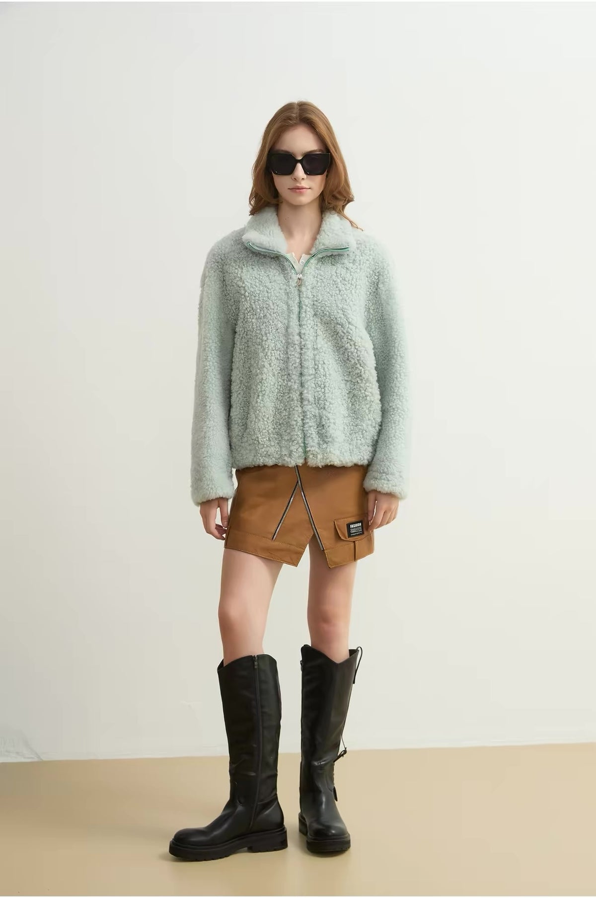 Sheepskin coat