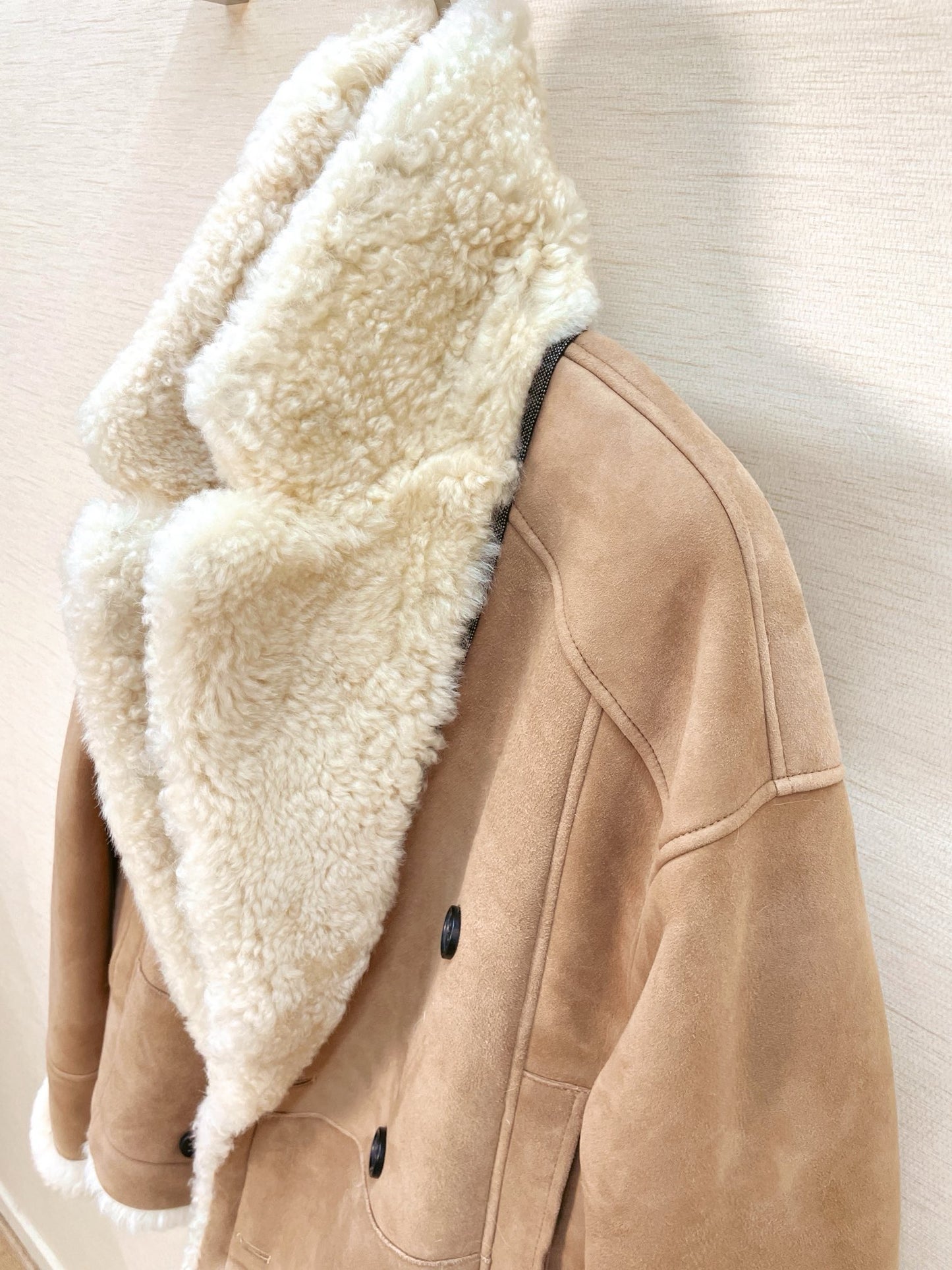 Double-sided sheepskin jacket