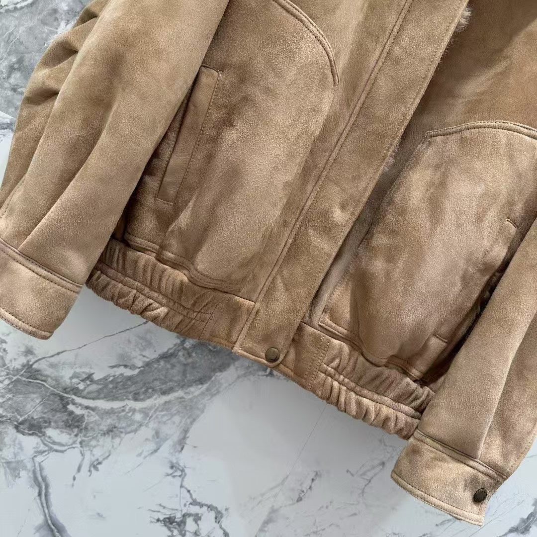 Sheepskin coat