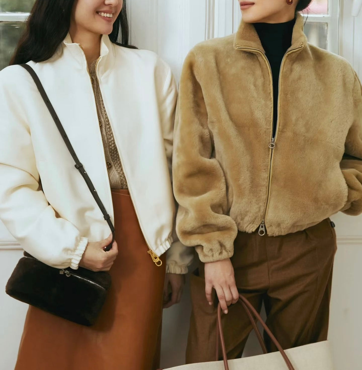 Sheepskin coat