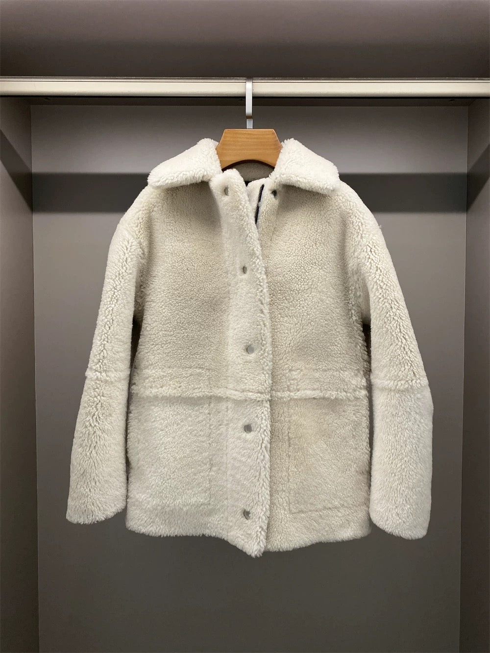 Sheepskin coat