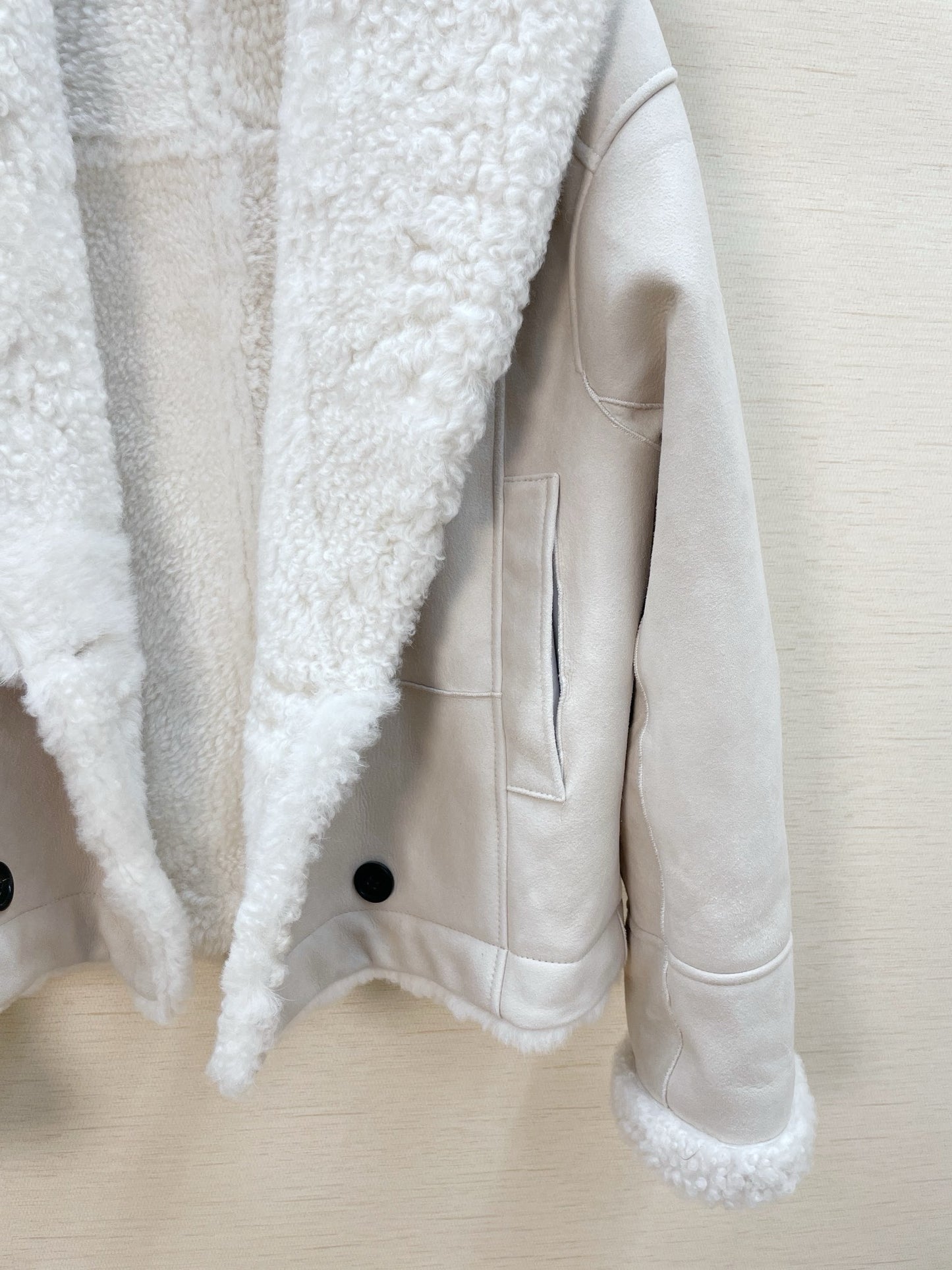 Double-sided sheepskin jacket